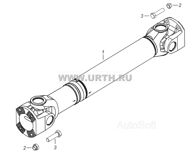 4308-2200001-51 Установка карданных валов